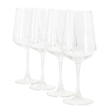 Gibson Home Belinni 4 Piece 15.4 Ounce Classic Wine Glass Set